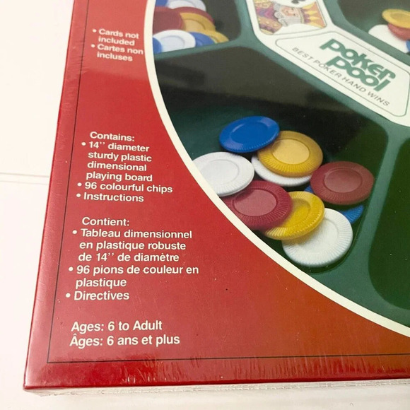 Michigan Rummy Board Game Classic Gin Rummy Game Tray Playtoy Damaged Box - Picture 16 of 16